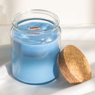 Bougie en Cire de Soja Woodwick – Sans Étiquette : Sauge & Bois de Menthe