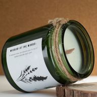 Bougie En Cire de Soja Avec Mèche en Bois– Lavande Sauvage
