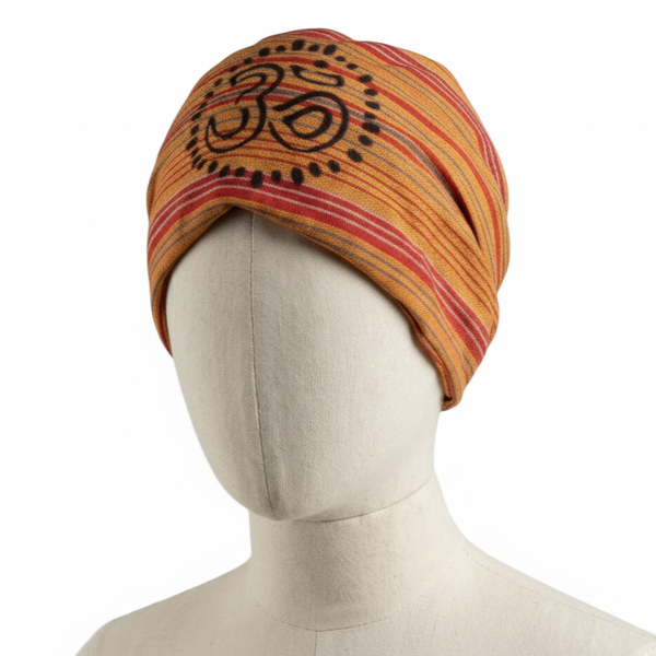 Bandeau Nomade Sari – Style Hippy – Imprimé au Bloc, Designs Variés – (56x25 cm) Taille Unique