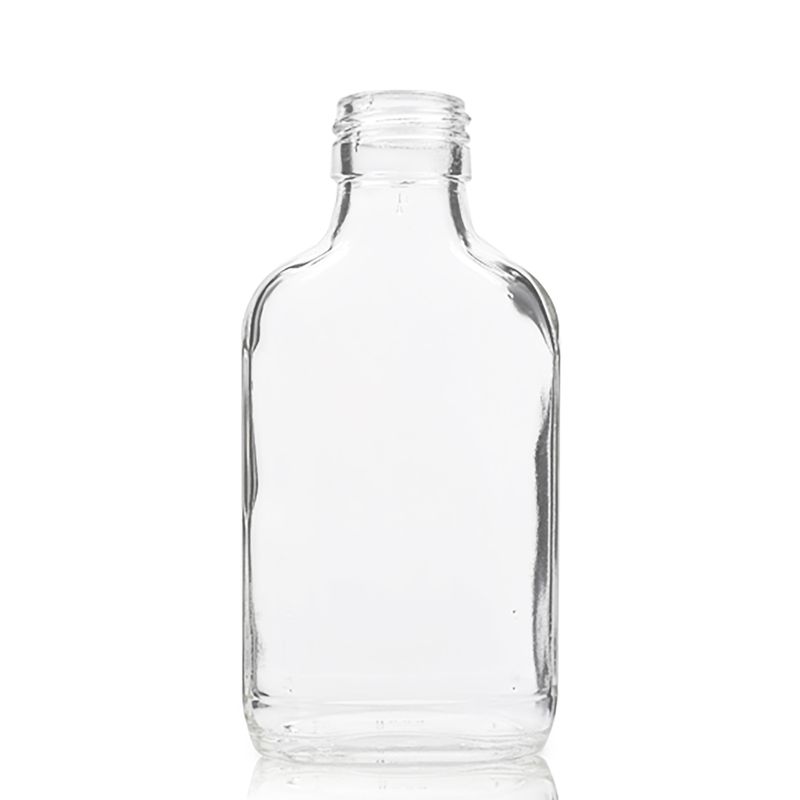 Bouteille en Verre Transparent 250ml avec Bouchon en Aluminium