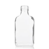 Bouteille en Verre Transparent 250ml avec Bouchon en Aluminium
