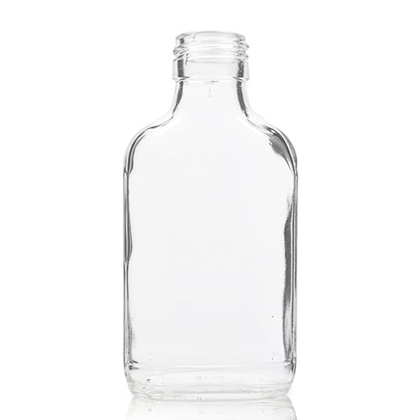 Bouteille en Verre Transparent 350ml avec Bouchon en Aluminium