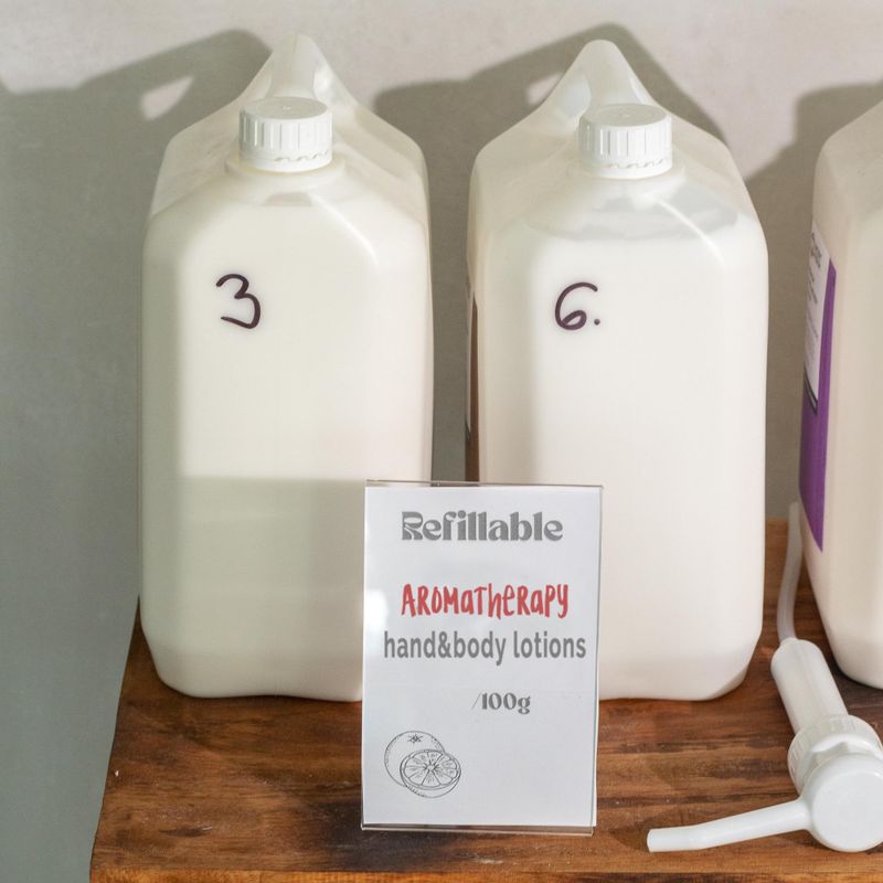 Gels Douche & Lotions d’Aromathérapie – Station de Recharge