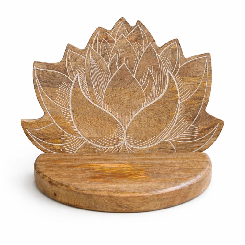 Étagère Murale Blanchie - Lotus
