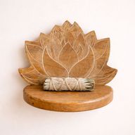 Étagère Murale Blanchie - Lotus