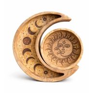 Plateau Rond en Forme de Lune