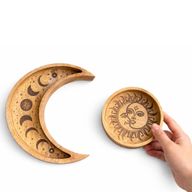 Plateau Rond en Forme de Lune