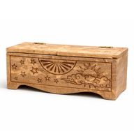 Boîte Coulissante Gravée Soleil et Lune