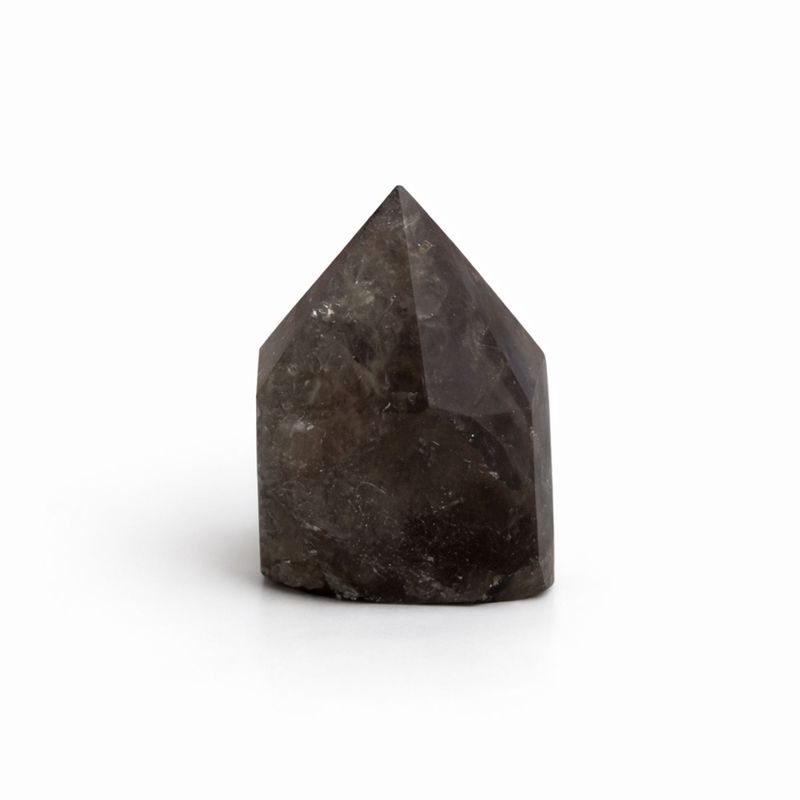 Pointes Polies en Vrac de Pierres Gemmes - Quartz fumé (environ 5 à 6 pièces)