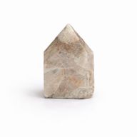 Pointes Polies en Vrac de Pierres Gemmes - Matrice avec tourmaline (environ 5 à 6 pièces)