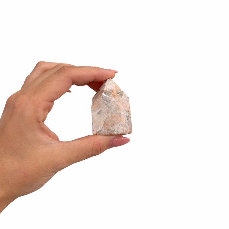 Pointes Polies en Vrac de Pierres Gemmes - Matrice avec tourmaline (environ 5 à 6 pièces)