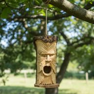 Face de tronc d'arbre - Maison pour oiseaux - Greenman