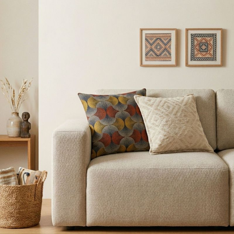 Housse de Coussin Classique - Urban Swirl- 45x45 cm