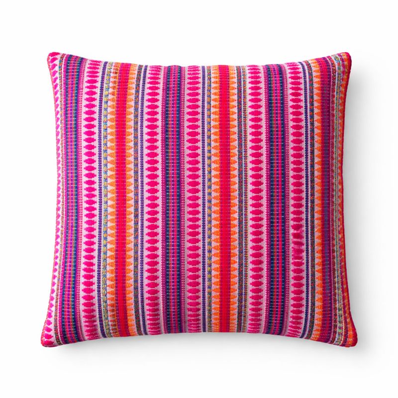 Housse de Coussin Classique - Rayures néon - 45x45 cm
