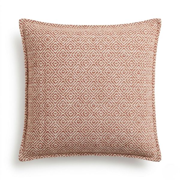 Housse de Coussin Classique - Carreaux bordeaux - 45x45 cm