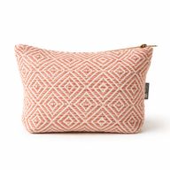 Trousses de Toilette Nomad Sari en Jacquard Indien - Coral Maze