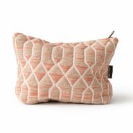 Trousses de Toilette Nomad Sari en Jacquard Indien - Rose treillis