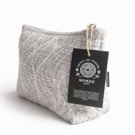 Trousses de Toilette Nomad Sari en Jacquard Indien - Tissage au clair de lune