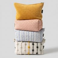 Trousses de Toilette Nomad Sari en Jacquard Indien - Marigold Loom