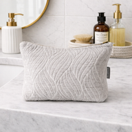 Trousses de Toilette Nomad Sari en Jacquard Indien - Tissage au clair de lune