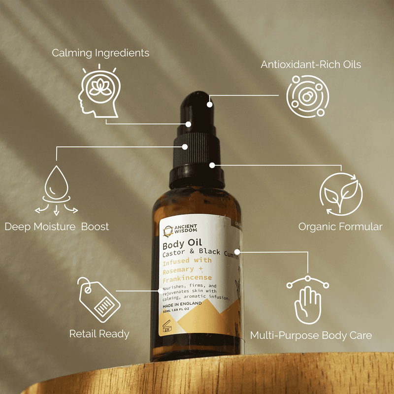Huile Corporelle Bio 50ml - Romarin & Encens