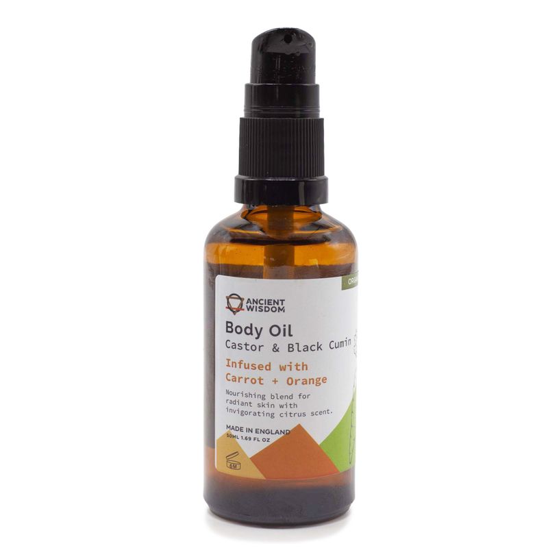 Huile Corporelle Bio 50ml - Carotte & Orange