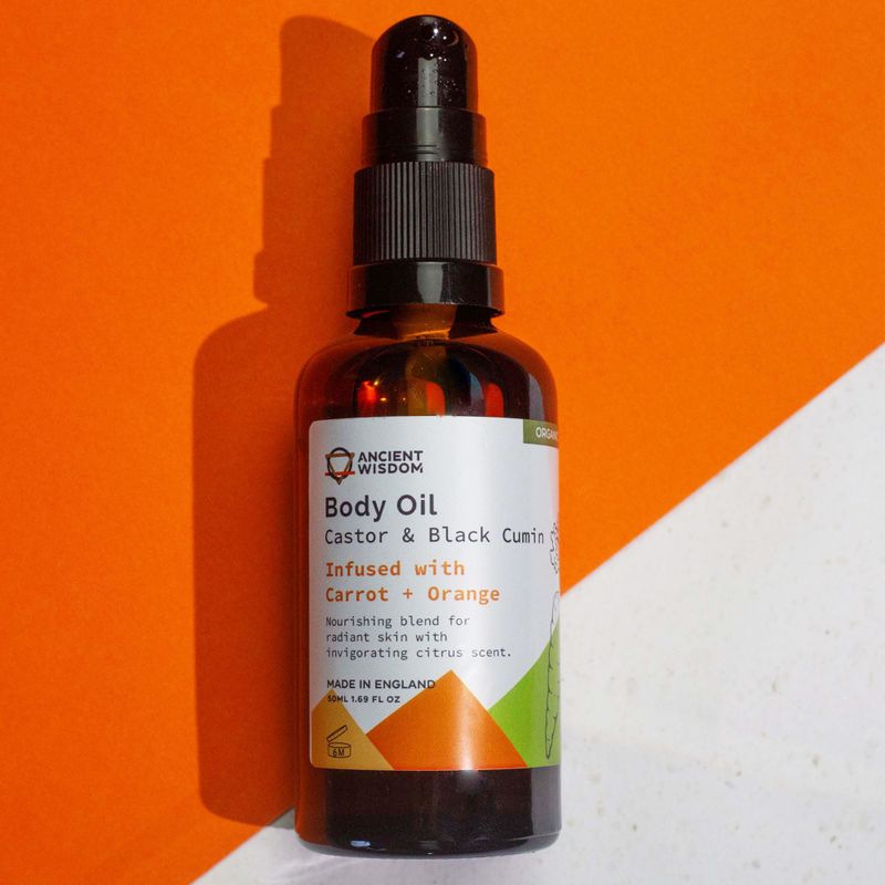 Huile Corporelle Bio 50ml - Carotte & Orange