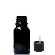 Bouteille Compte-gouttes en Verre Noir 5ml avec Bouchon Compte-gouttes de Sécurité Enfant