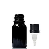 Bouteille Compte-gouttes en Verre Noir 5ml avec Bouchon Compte-gouttes