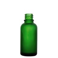 Bouteille compte-gouttes en verre vert dépoli de 10 ml