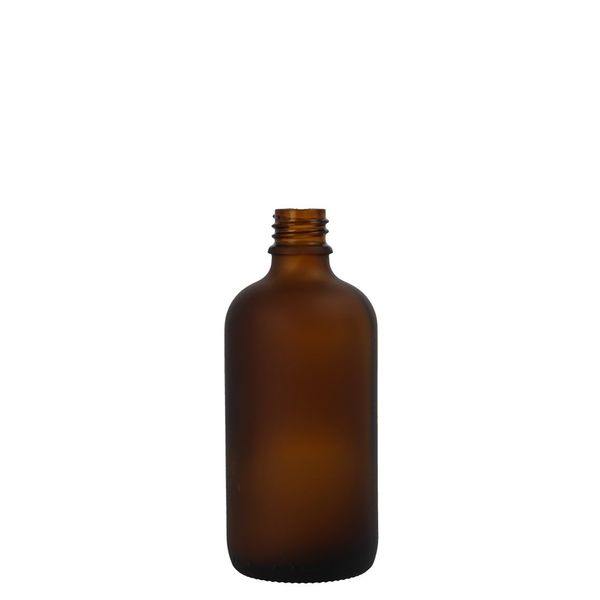 10 ml bouteille compte-gouttes en verre ambré dépoli
