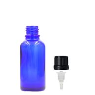 Bouteille Compte-gouttes en Verre Bleu de 10ml avec Bouchon Compte-gouttes