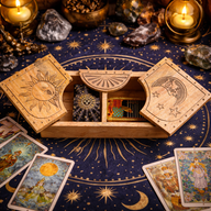 Boîte Coulissante Gravée Soleil et Lune