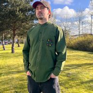 Chemise Nomad Sari Kathmandu - Vert forêt - Moyen