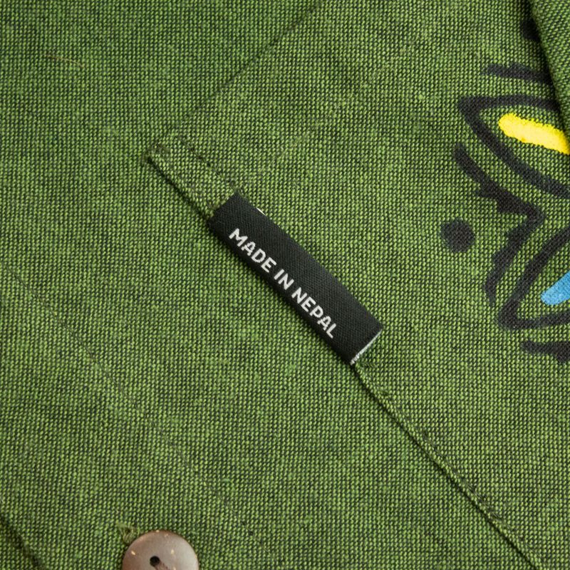 Chemise Nomad Sari Kathmandu - Vert forêt - Moyen
