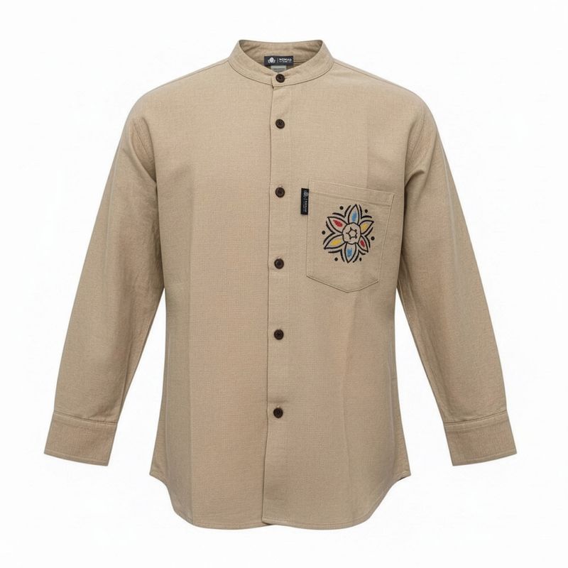 Chemise Nomad Sari Kathmandu - Pierre - Moyen