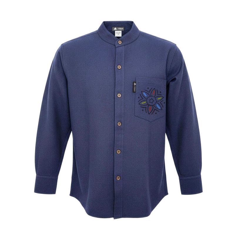 Chemise Nomad Sari Kathmandu - indigo - moyen