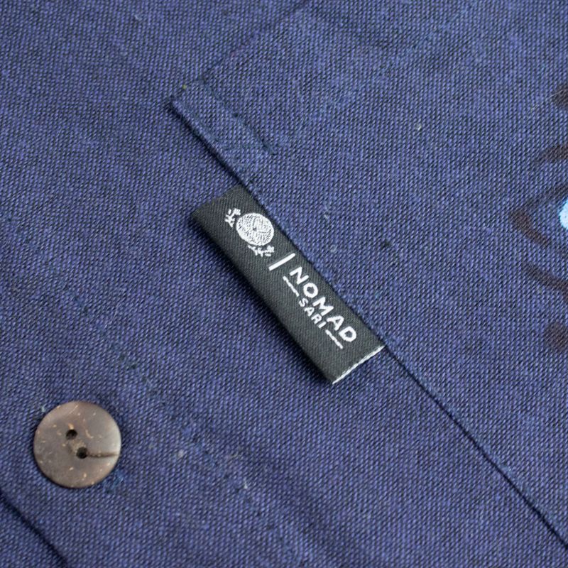 Chemise Nomad Sari Kathmandu - indigo - moyen