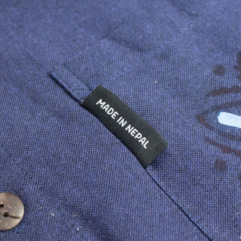 Chemise Nomad Sari Kathmandu - indigo - moyen