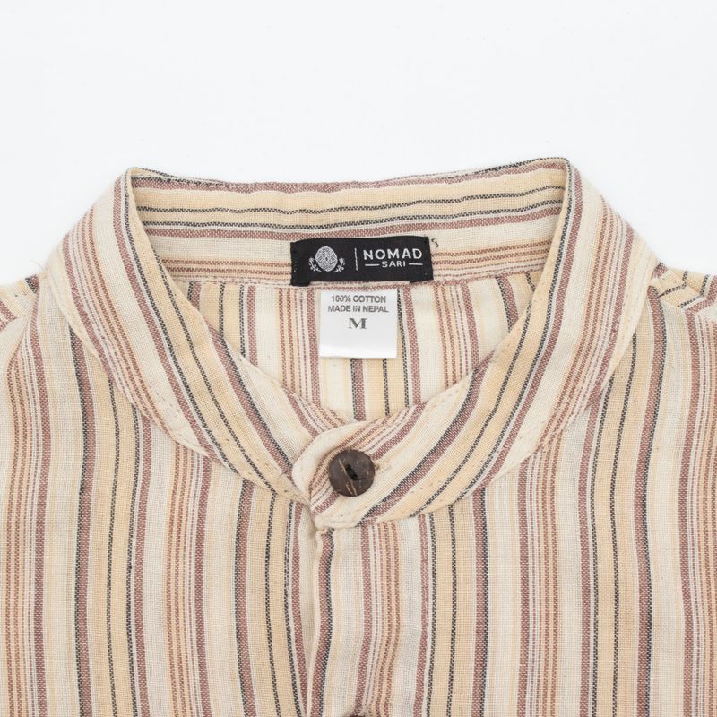 Chemise Nomad Sari Kathmandu - Marron-beige - moyen