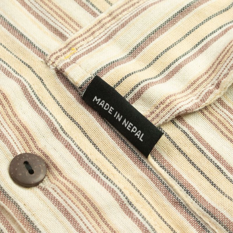 Chemise Nomad Sari Kathmandu - Marron-beige - moyen