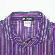 Chemise Nomad Sari Kathmandu - Noir Violet - Moyen