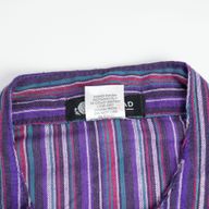 Chemise Nomad Sari Kathmandu - Noir Violet - Moyen