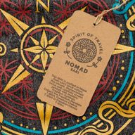 T-shirt Nomad Sari en coton délavé - Boussole de la vie - charbon - petit