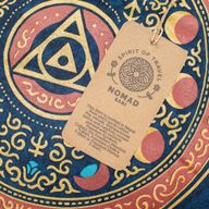 T-shirt Nomad Sari en coton Délavé - Reste sauvage, enfant de la lune - Bleu - Petit