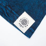 T-shirt Nomad Sari en coton Délavé - Reste sauvage, enfant de la lune - Bleu - Petit