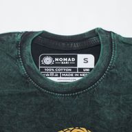 T-shirt Nomad Sari en coton lavé à la pierre - Arbre de Vie - Vert - Petit