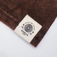 T-shirt Nomad Sari  en coton Délavé- Soleil et Zodiaque - Marron - Petit