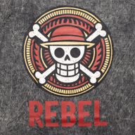 T-shirt Nomad Sari en coton Délavé - Rebel - Charbon - Petit