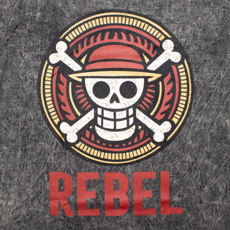T-shirt Nomad Sari en coton Délavé - Rebel - Charbon - Petit